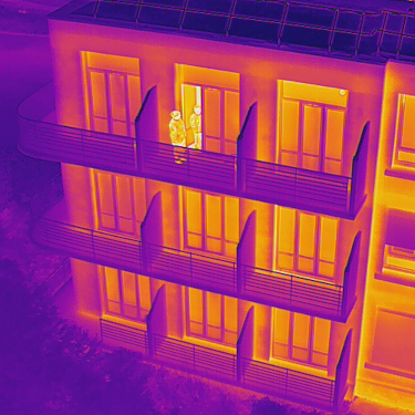 Analyse thermographique d'un batiment